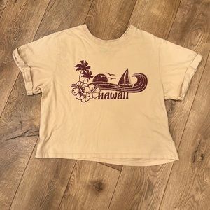 Hawaii Crop T-shirt
